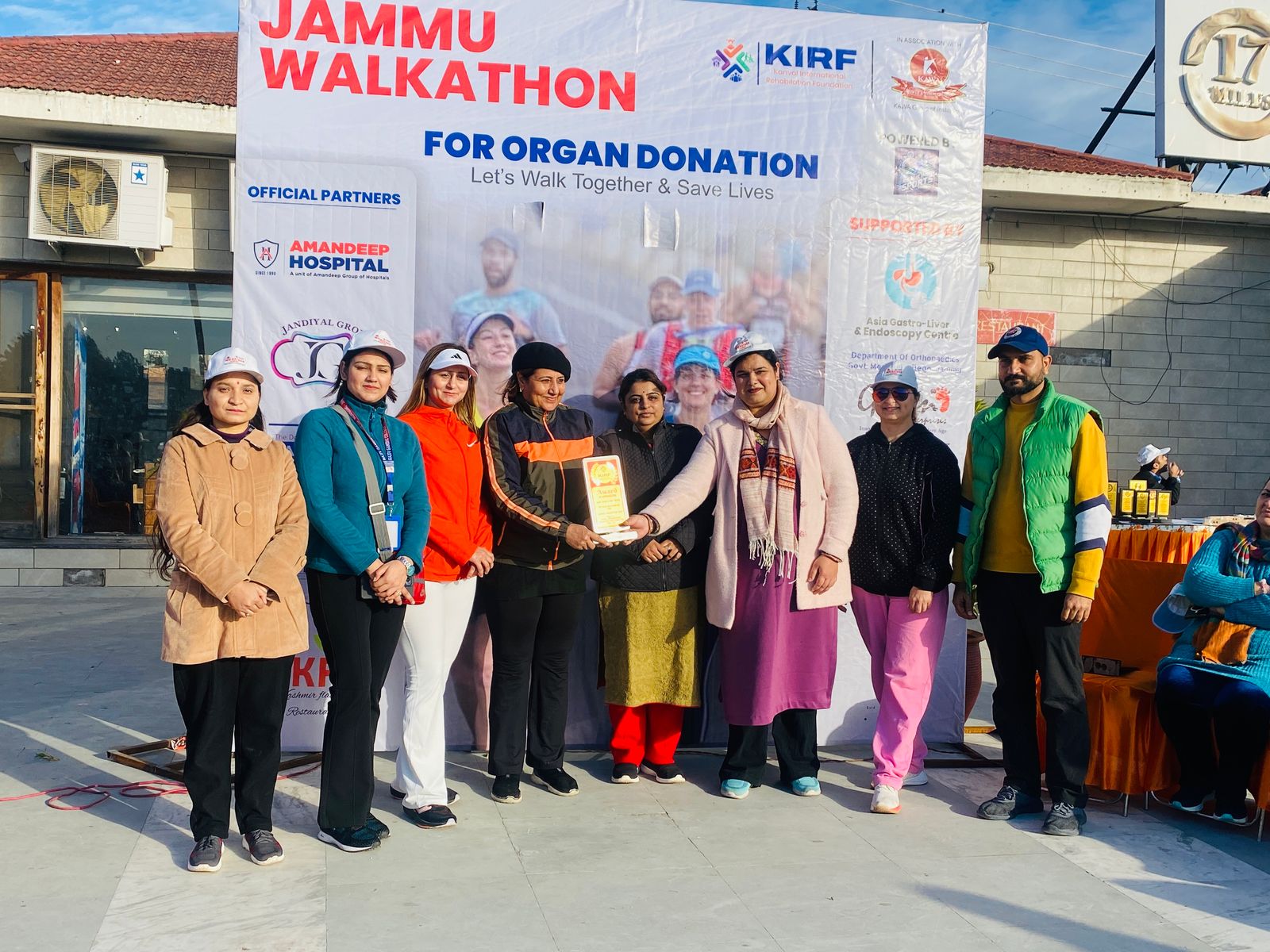 Jammu Walkathon Participation